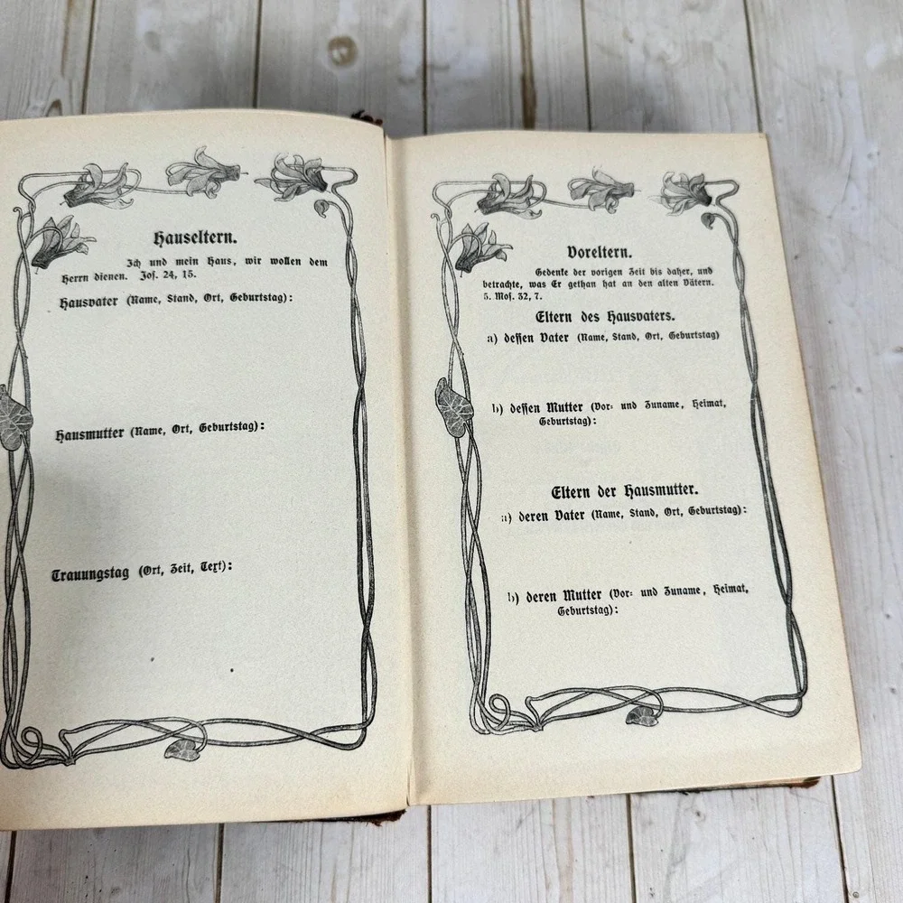 Antique Stark's Gebetbuch German Lutheran Prayer Book Leather Milwaukee